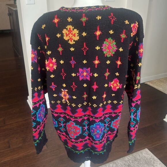 Casual Corner Limited Edition Hand Knitted Sweater L - Picture 5 of 7